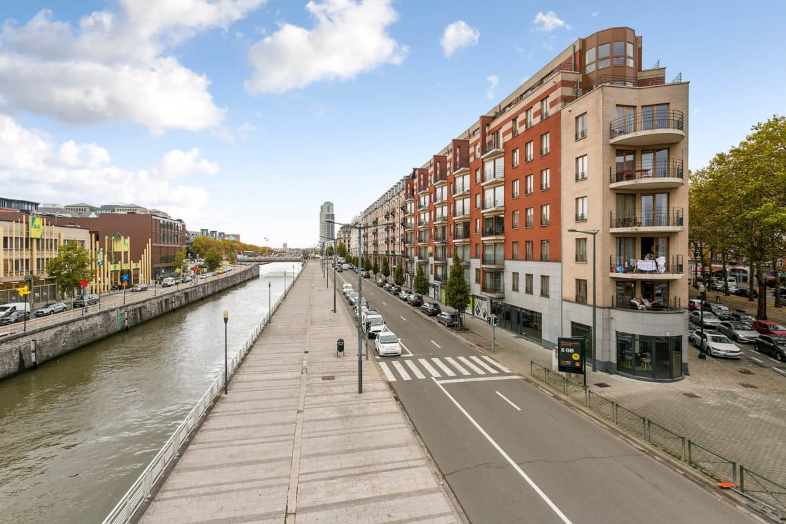 exterior facade of bbf apartments waterview residence brussels