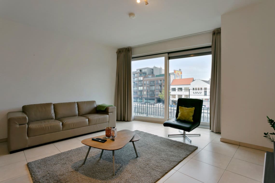 spacious furnished living room on brussels canal