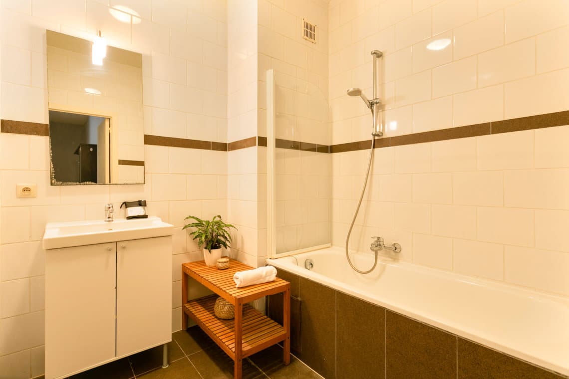 dunant gardens one bedroom apartment bathroom