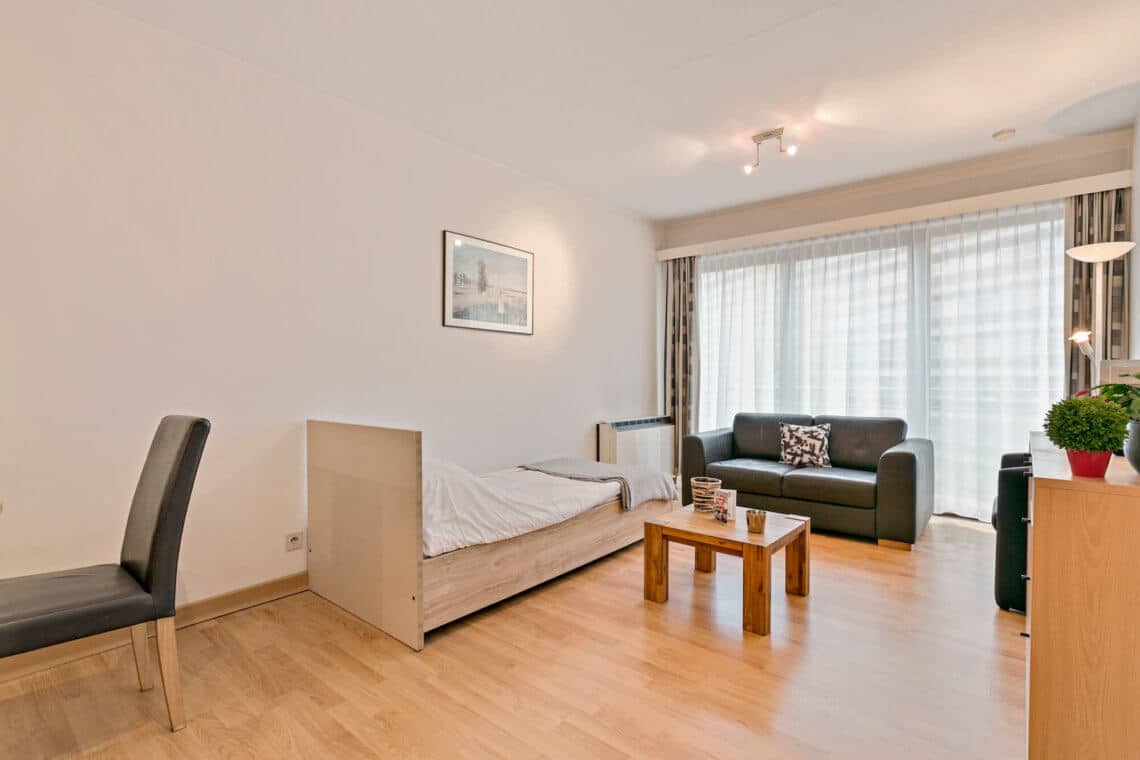 single bed in bbf apartment studio apartment in lambermont gardens