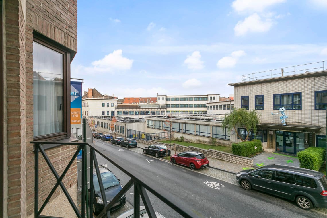 vue du balcon de l'appartement de deux chambres