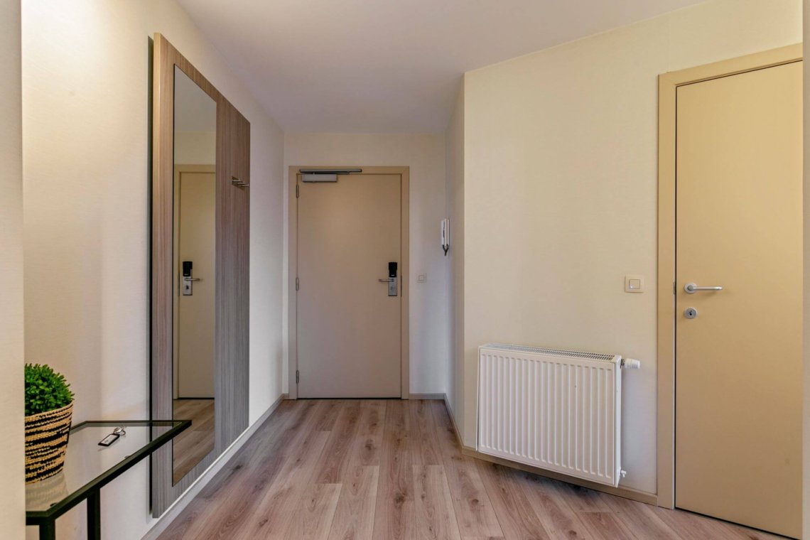 entrance hall of two bedroom serviced bbf apartment