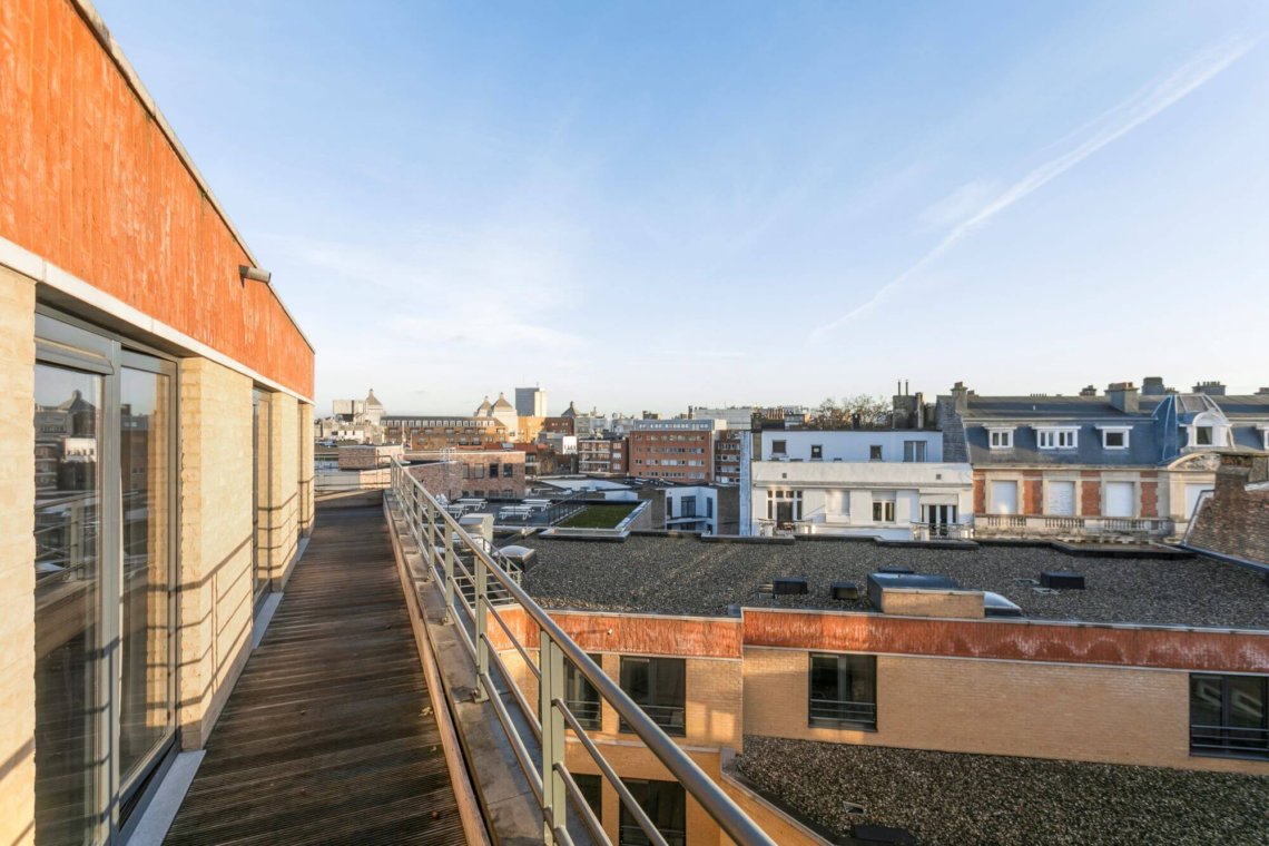 penthouse balcony view from bbf serviced apartment