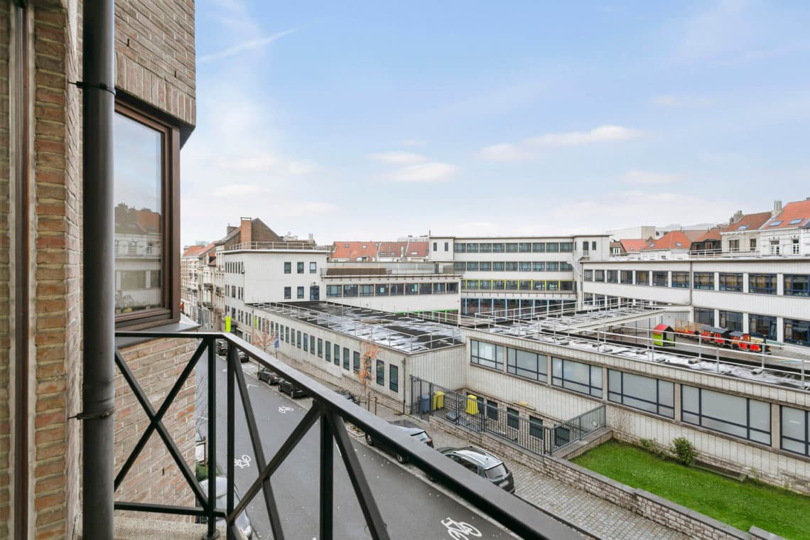 balcony view from studio apartment in bbf appartment eurosquare residence