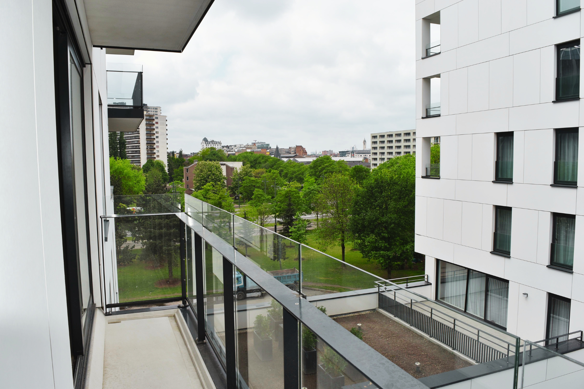 Balcony Overlooking Brussels Park